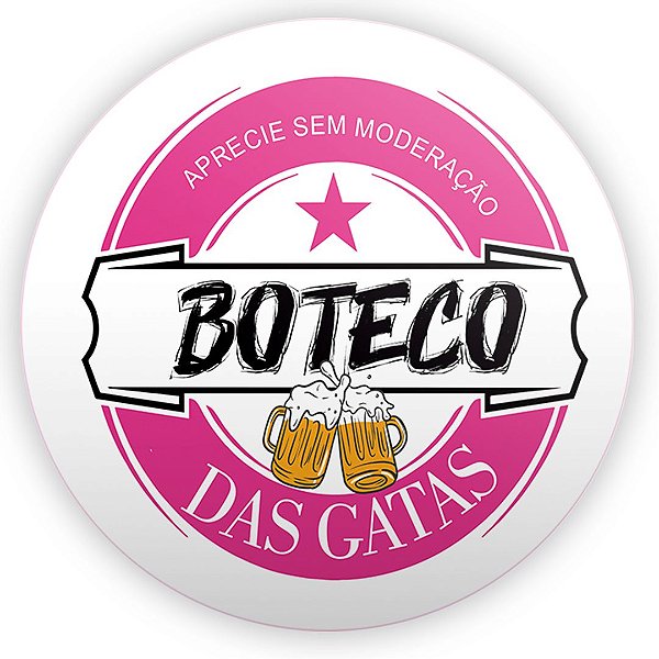 Mini Painel - Boteco Rosa - Sublimado 3D