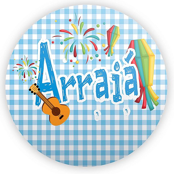 Capa Mini Painel Sublimado - Festa Junina