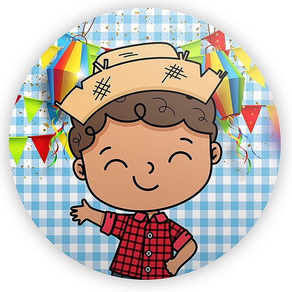 Capa Mini Painel Sublimado - Festa Junina
