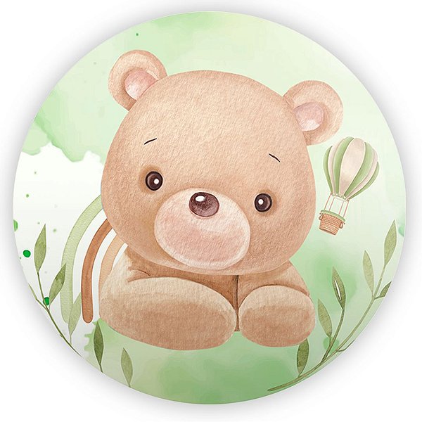 Mini Painel - Urso Verde - Sublimado 3D