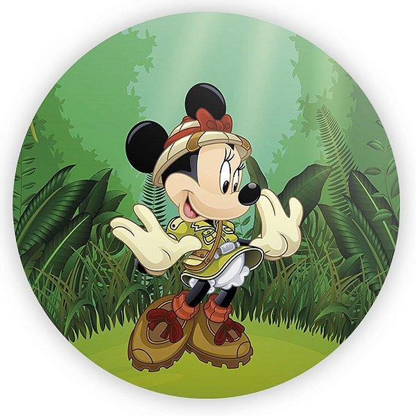 Mini Painel - Mickey Safari - Sublimado 3D