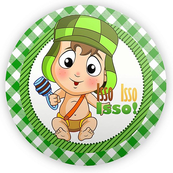 Painel Redondo - Chaves Baby - Sublimado 3D
