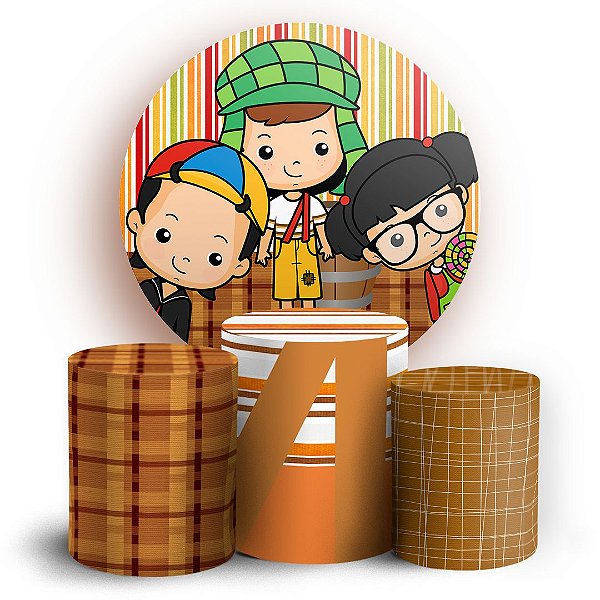 KIT Redondo e Trio - Chaves Baby - Sublimado 3D