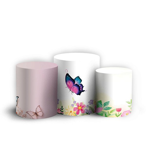 Capas Trio Cilindro Sublimado Vest Facil - Tinker Bell