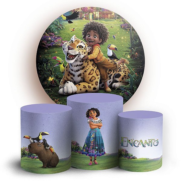 KIT Redondo e Trio - Encanto - Sublimado 3D