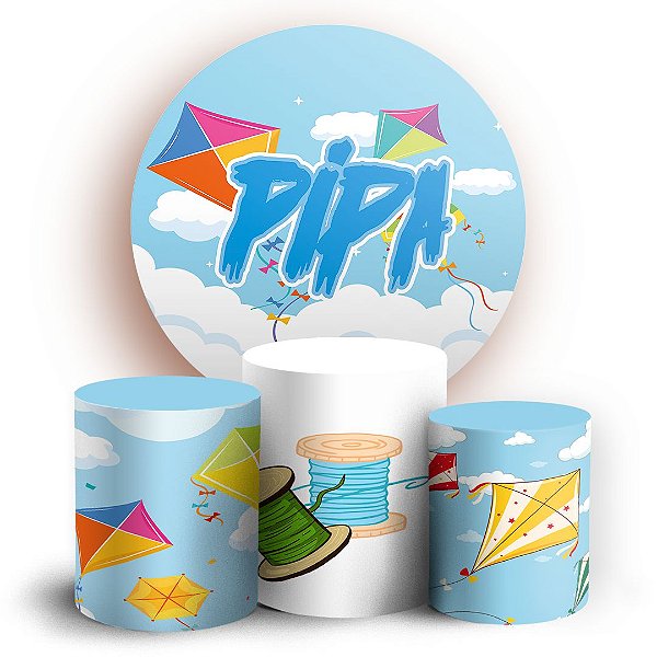 KIT Redondo e Trio - Pipa - Sublimado 3D