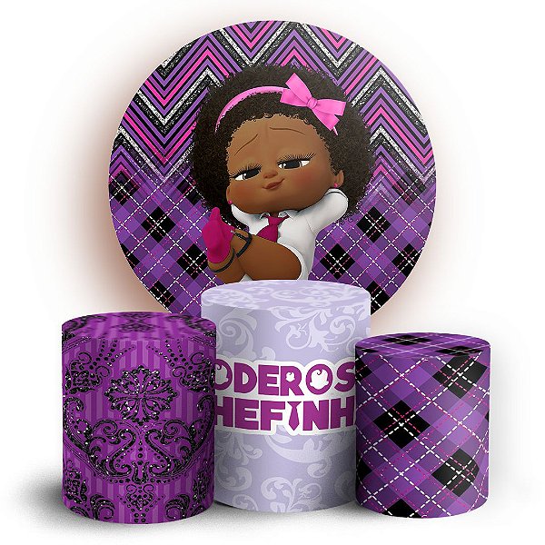 KIT Redondo e Trio - Poderosa Chefinha - Sublimado 3D