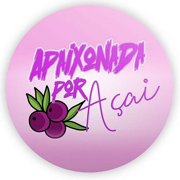 Painel Redondo - Acai - Sublimado 3D