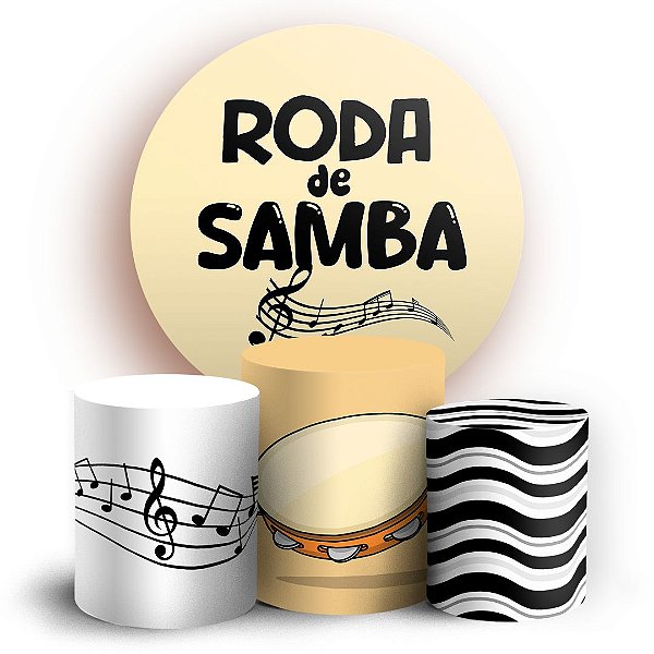 KIT Redondo e Trio - Samba - Sublimado 3D
