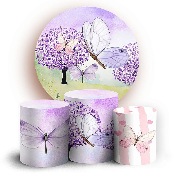 KIT Redondo e Trio - Jardim - Sublimado 3D