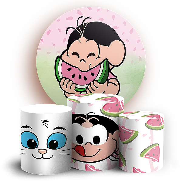 KIT Redondo e Trio - Magali - Sublimado 3D