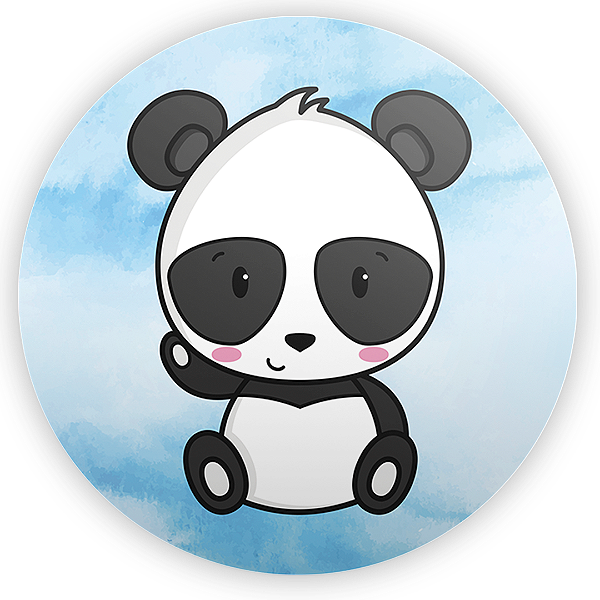 Painel Redondo - Panda - Sublimado 3D