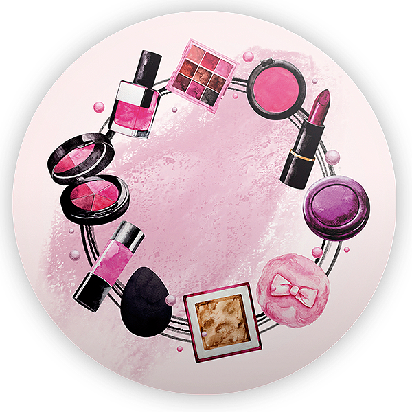 Mini Painel - Maquiagem - Sublimado 3D