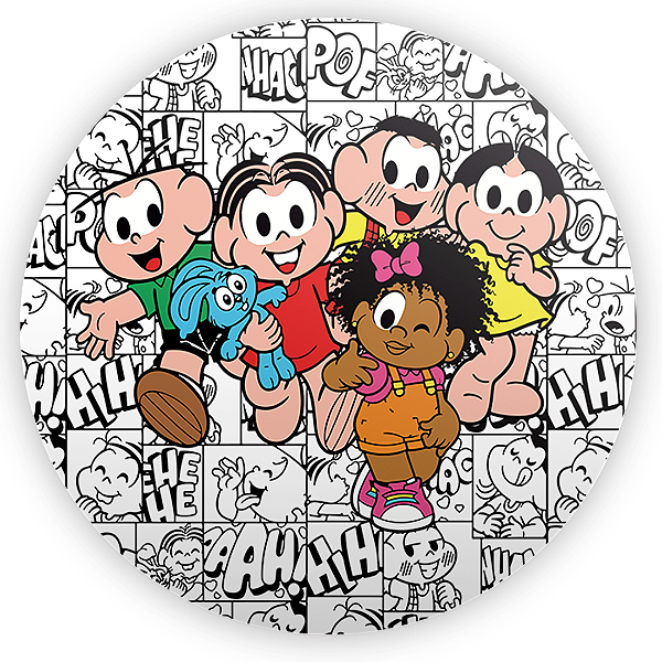 Mini Painel - Turma Da Monica - Sublimado 3D