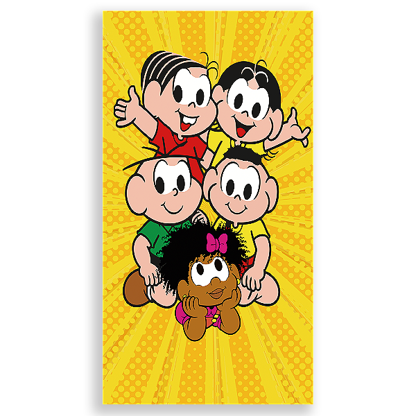 Faixa Lateral - Turma Da Monica - Sublimado 3D
