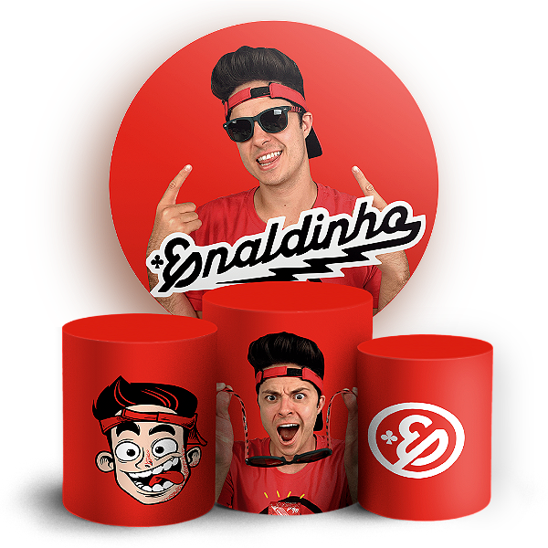 KIT Redondo e Trio - Enaldinho - Sublimado 3D