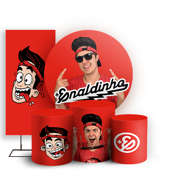 KIT Redondo Trio e Faixa - Enaldinho - Sublimado 3D