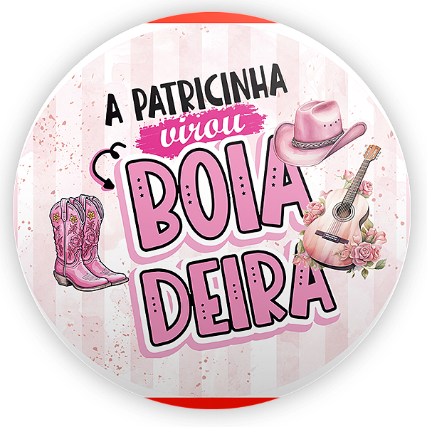 Painel Redondo - Ana Castela - Sublimado 3D