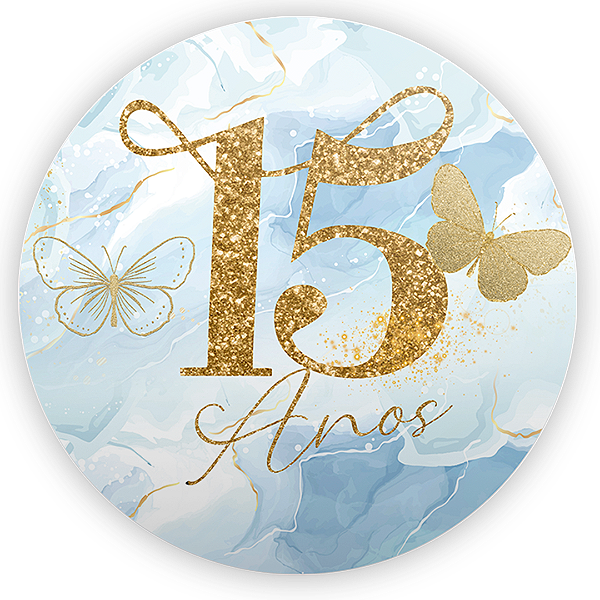 Mini Painel - 15 Anos - Sublimado 3D