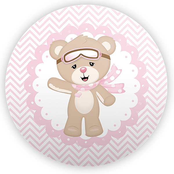 Mini Painel - Ursinha Baloeira - Sublimado 3D