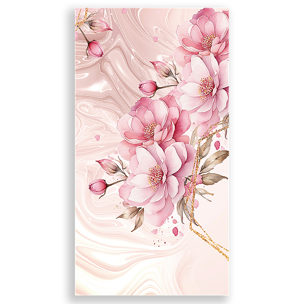 Faixa Lateral - Floral - Sublimado 3D