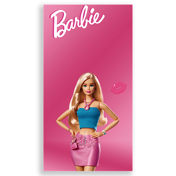 Faixa Lateral - Barbie - Sublimado 3D