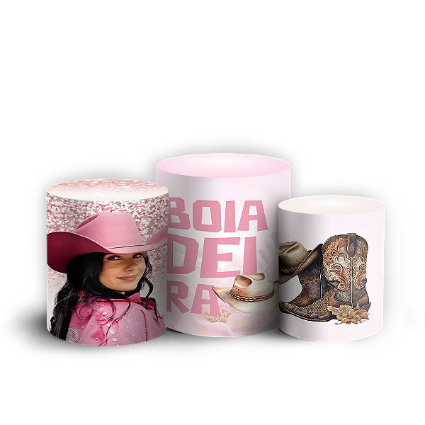 Trio Cilindro - Ana Castela - Sublimado 3D + Elástico