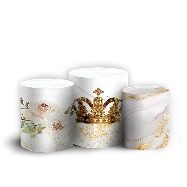 Trio Cilindro - 15 Anos - Sublimado 3D + Elástico