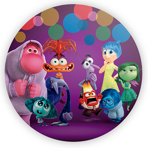 Mini Painel - Divertida Mente - Sublimado 3D