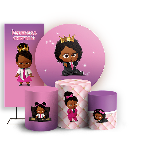 KIT Redondo Trio e Faixa - A Poderosa Chefinha