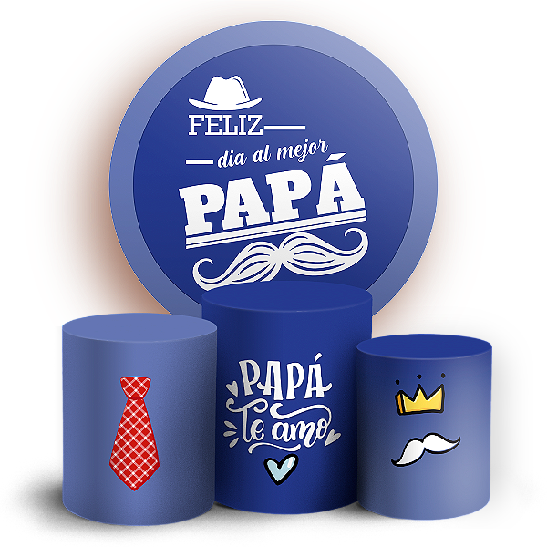 KIT Redondo e Trio - Dia del Padre  - Sublimado 3D
