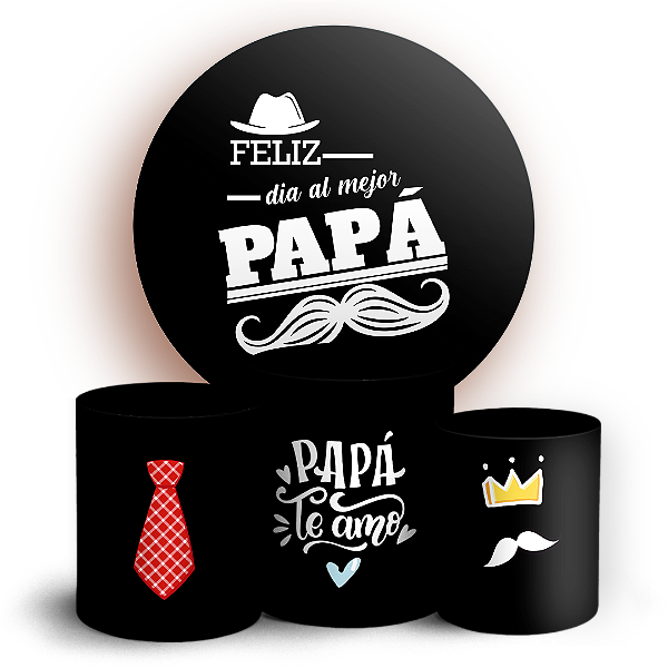 KIT Redondo e Trio - Dia del Padre  - Sublimado 3D