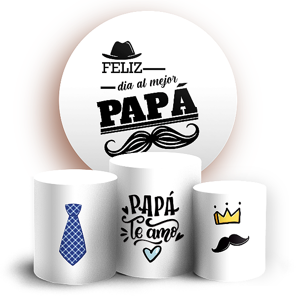 KIT Redondo e Trio - Dia del Padre  - Sublimado 3D