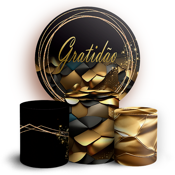 KIT Redondo e Trio - Religioso - Sublimado 3D