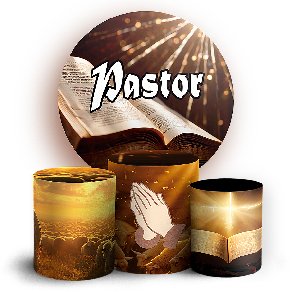 KIT Redondo e Trio - Religioso - Sublimado 3D