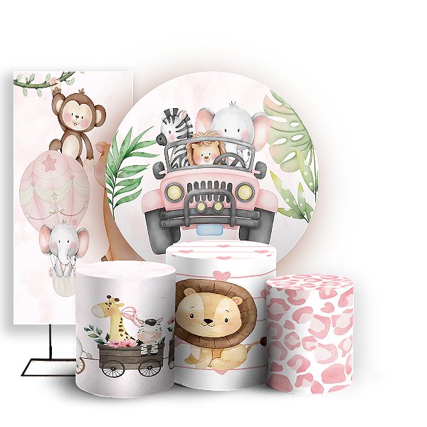 KIT Redondo Trio e Faixa - Safari