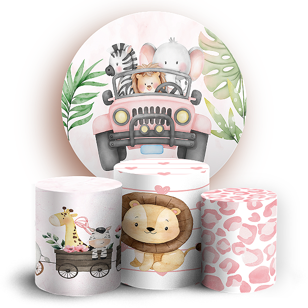 KIT Redondo e Trio - Safari - Sublimado 3D