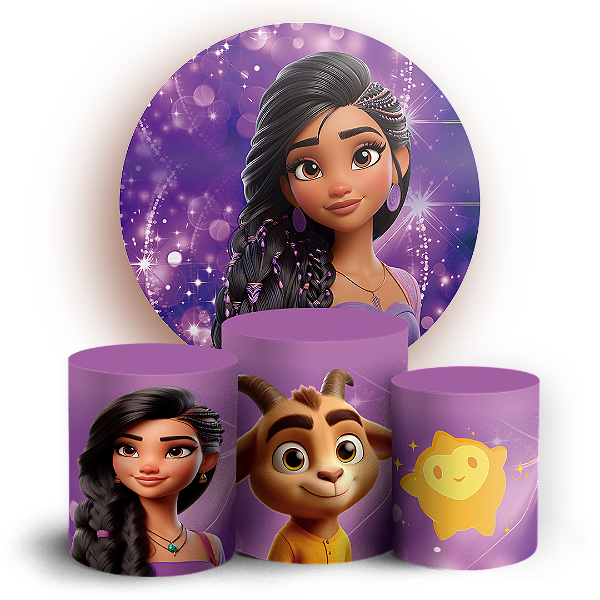 KIT Redondo e Trio - Wish o Poder dos Desejos - Sublimado 3D