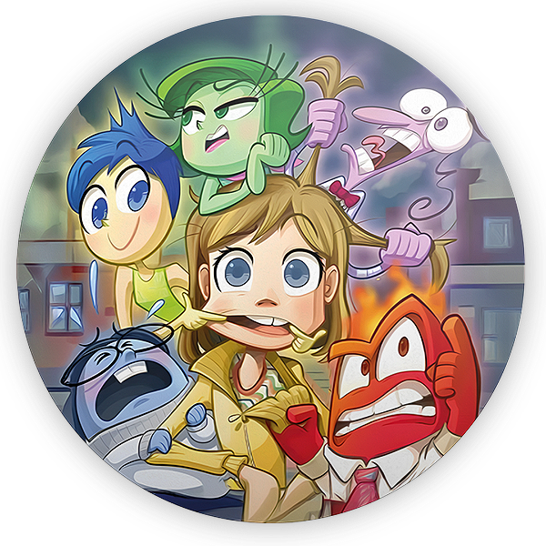 Mini Painel - Divertida Mente - Sublimado 3D