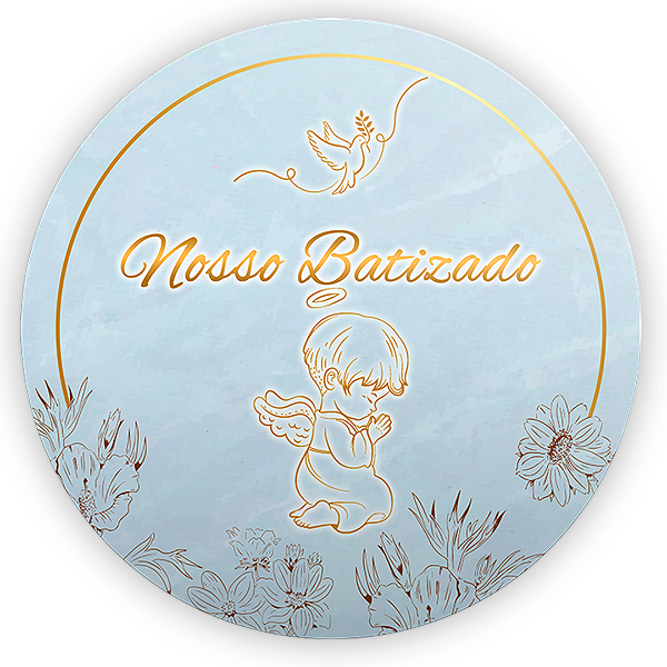 Mini Painel - Batizado - Sublimado 3D