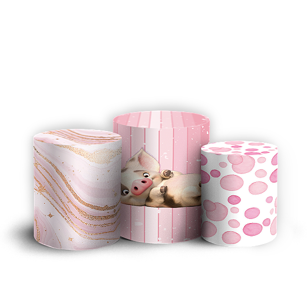 Capas Trio Cilindro Sublimado Vest Facil - Moana