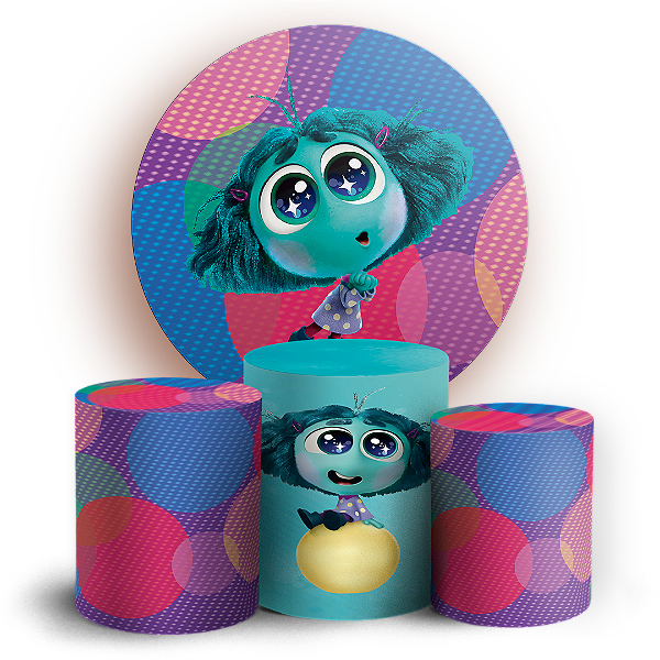 KIT Redondo e Trio - Inveja Divertida Mente - Sublimado 3D