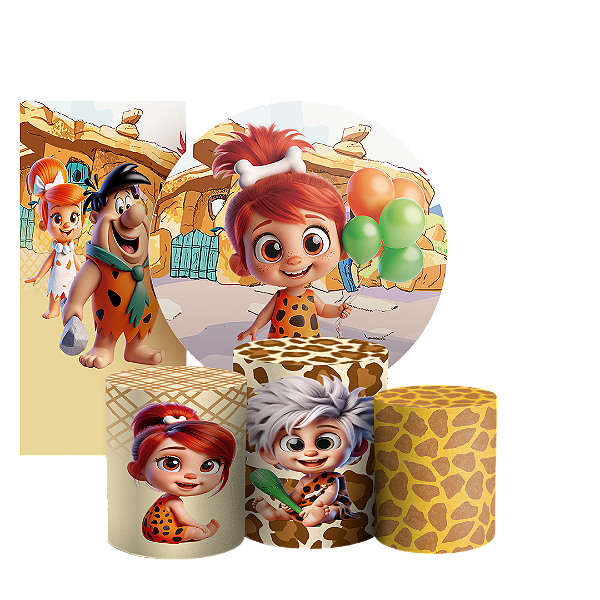 KIT Redondo Trio e Faixa - Pedrita - Sublimado 3D