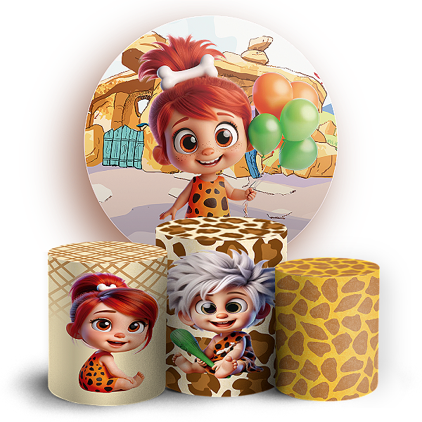 KIT Redondo e Trio - Pedrita - Sublimado 3D