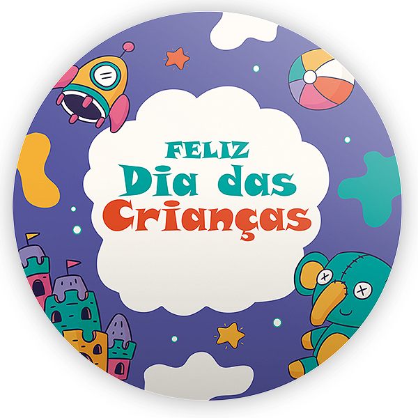 Mini Painel - Dia das Criancas - Sublimado 3D