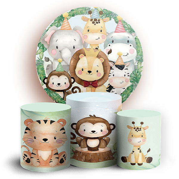 KIT Redondo e Trio - Safari - Sublimado 3D