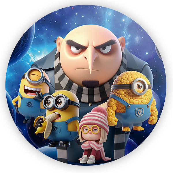 Mini Painel - Malvado Favorito - Sublimado 3D