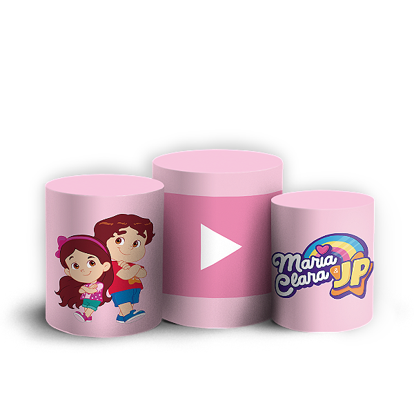 Trio Cilindro - Maria Clara Jp - Sublimado 3D