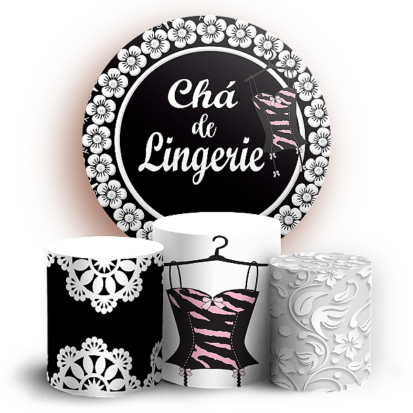 KIT Redondo e Trio - Cha De Lingerie - Sublimado 3D