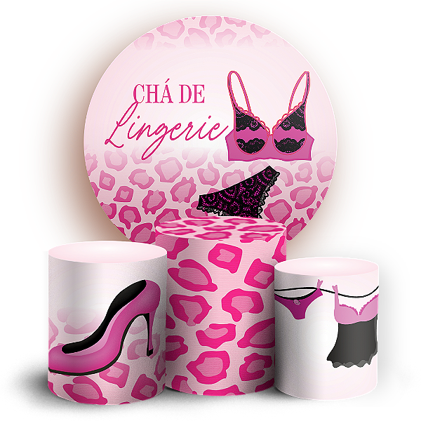 KIT Redondo e Trio - Cha De Lingerie - Sublimado 3D